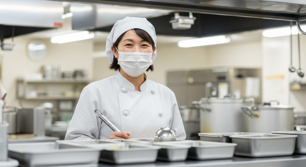 学校給食の調理員