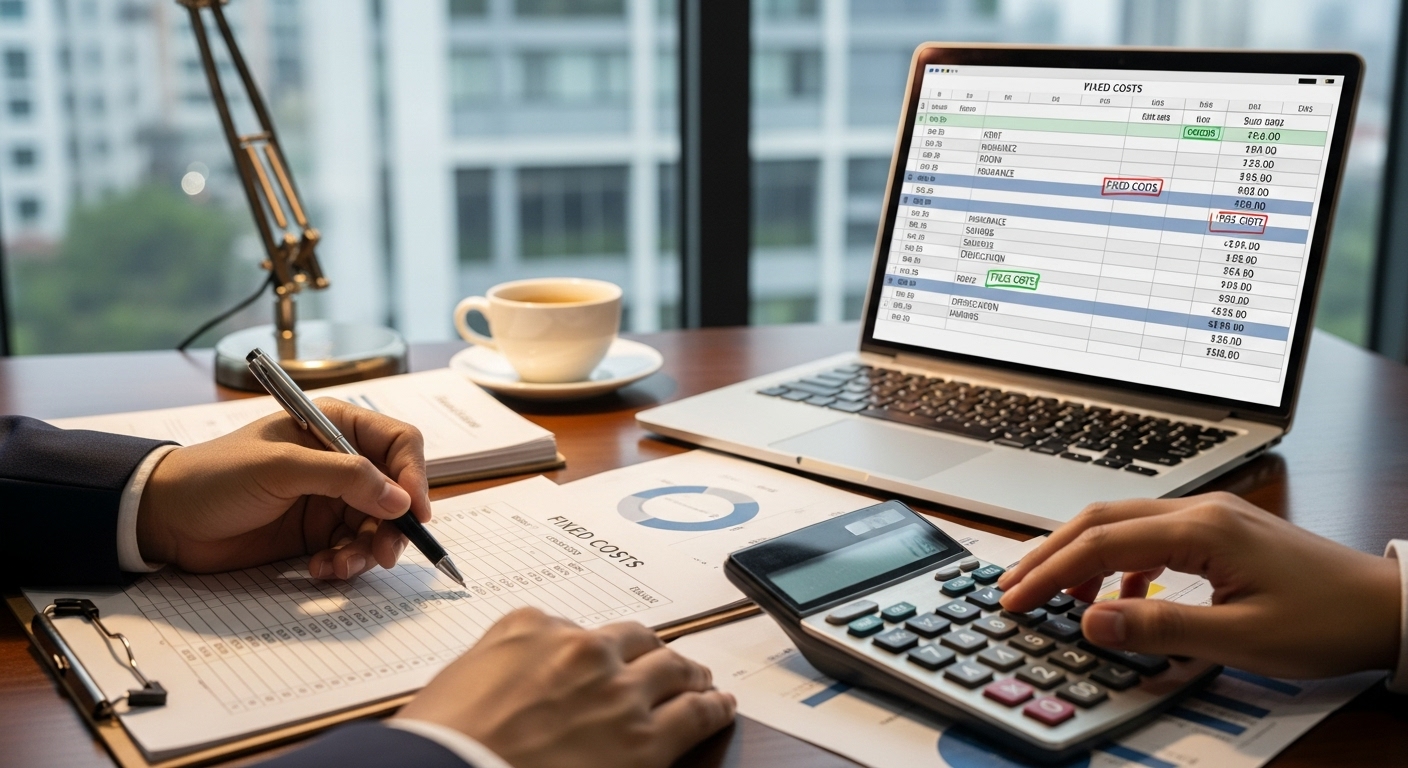 固定費の計算シート