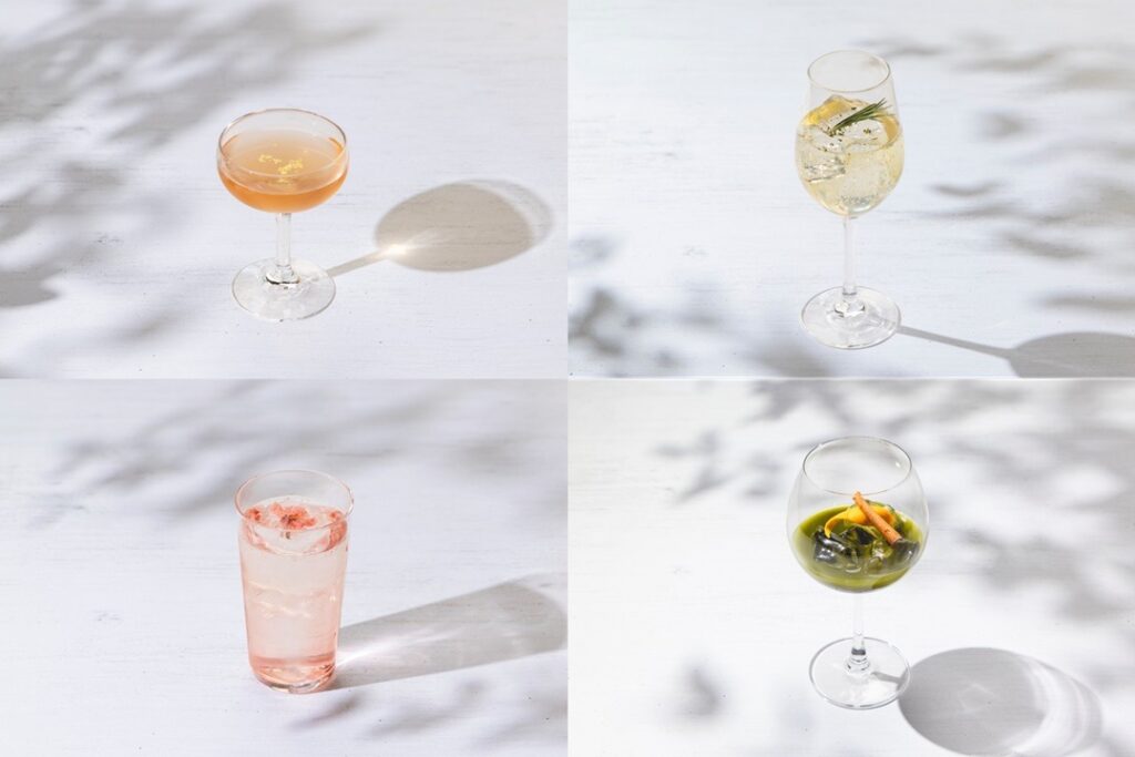 水空で提供されたメニューの例