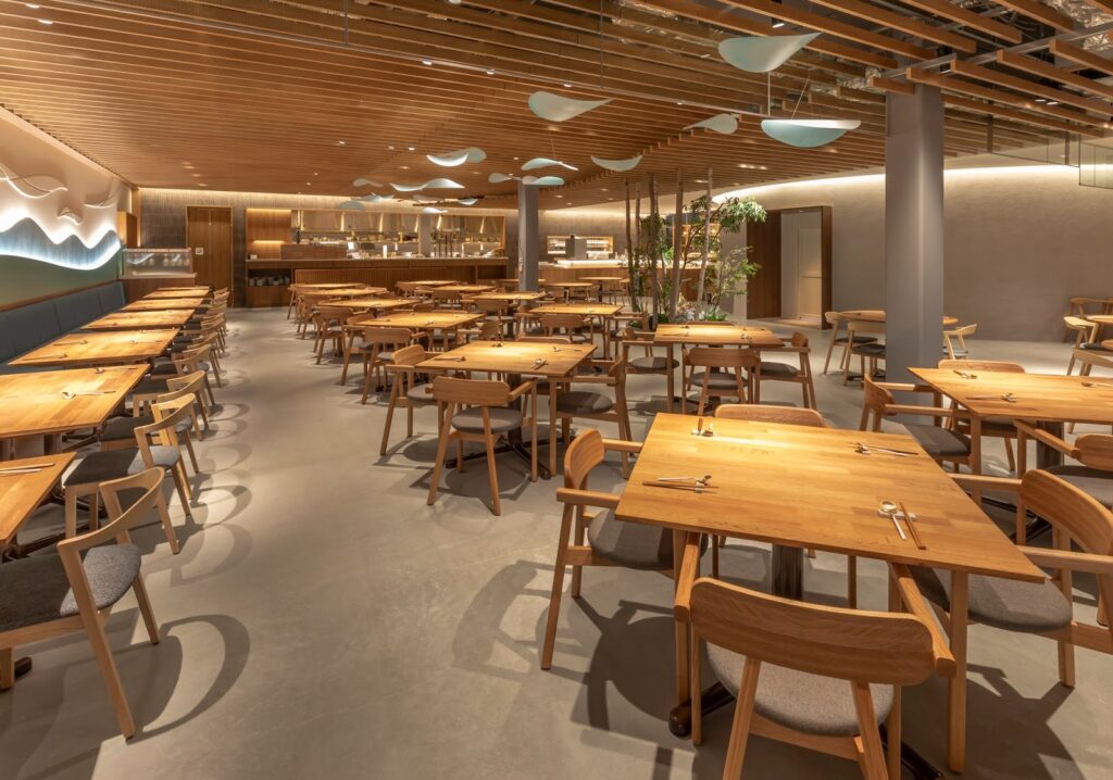 水空の店内のようす