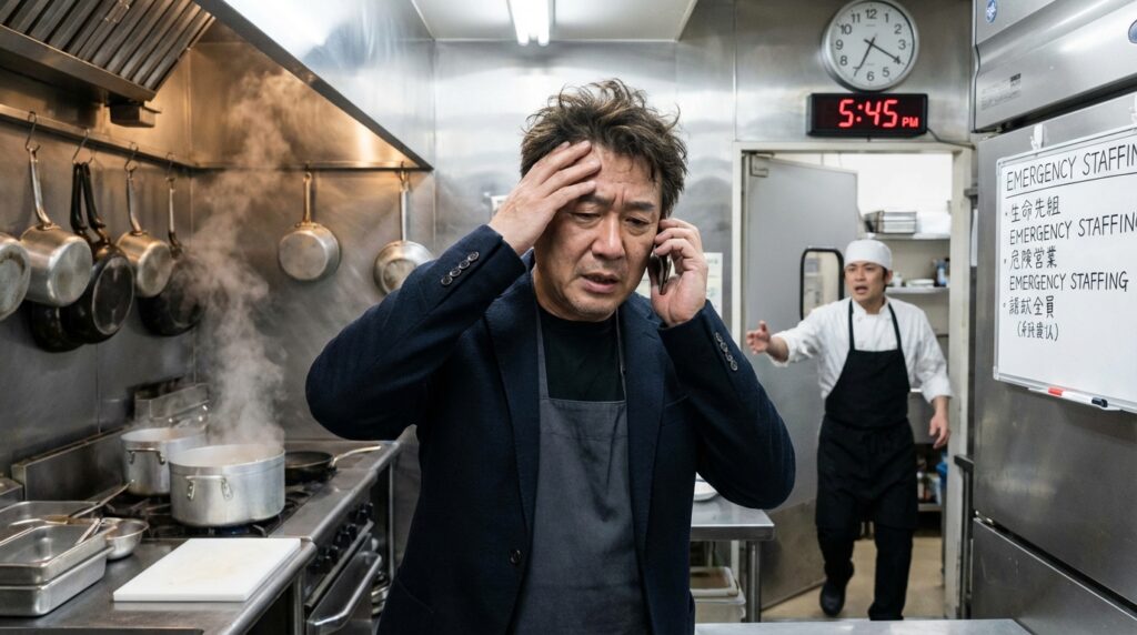 当日キャンセル対応の調理派遣サービス！緊急時に頼れる即日対応