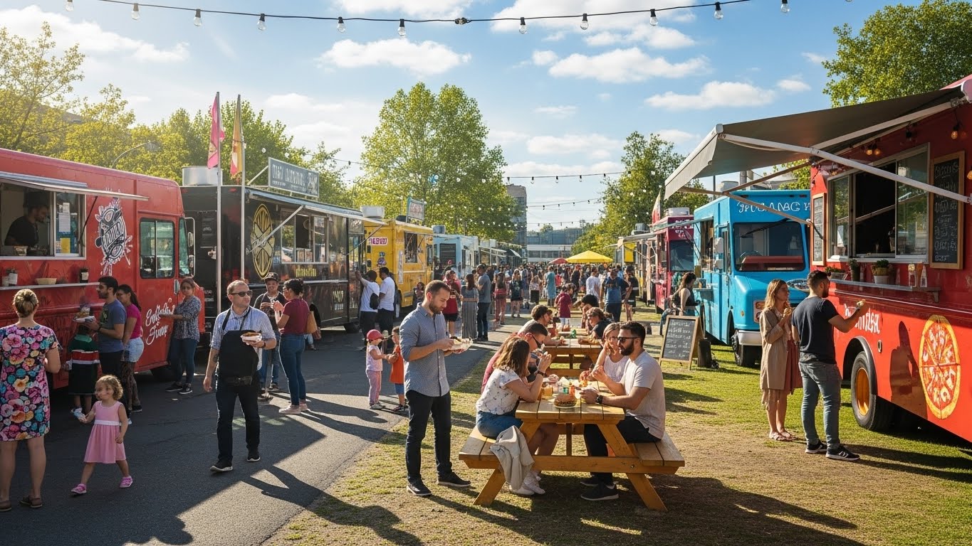 イベントのキッチンカー