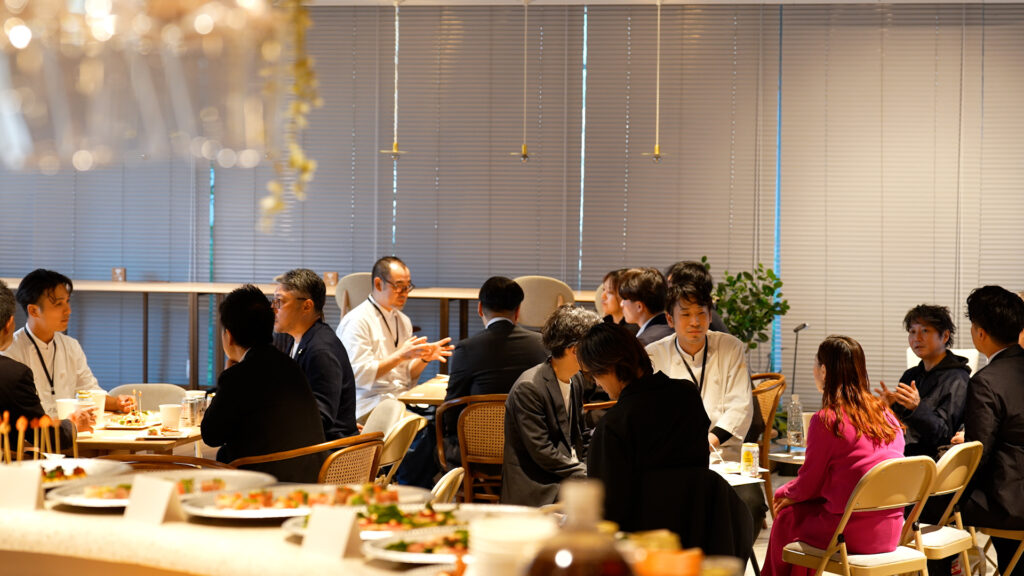 シェフと交流する事業者