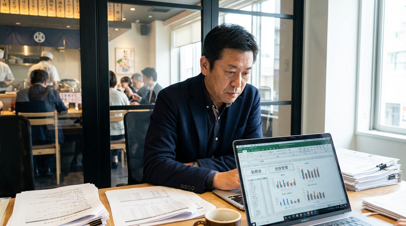 働き方改革を検討するマネージャー