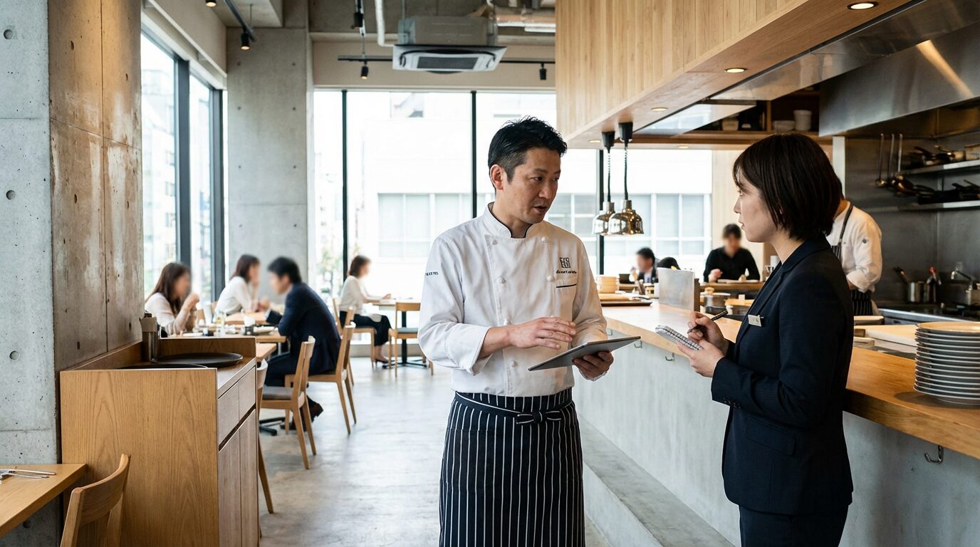 料理人の採用担当者
