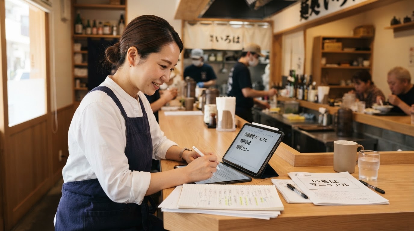 店舗マニュアルを作成